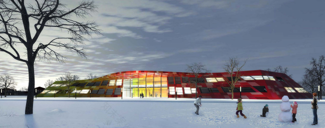 白俄罗斯明斯克私立学校丨“Speech Tchoban,Kuznetsov”建筑工作室-37