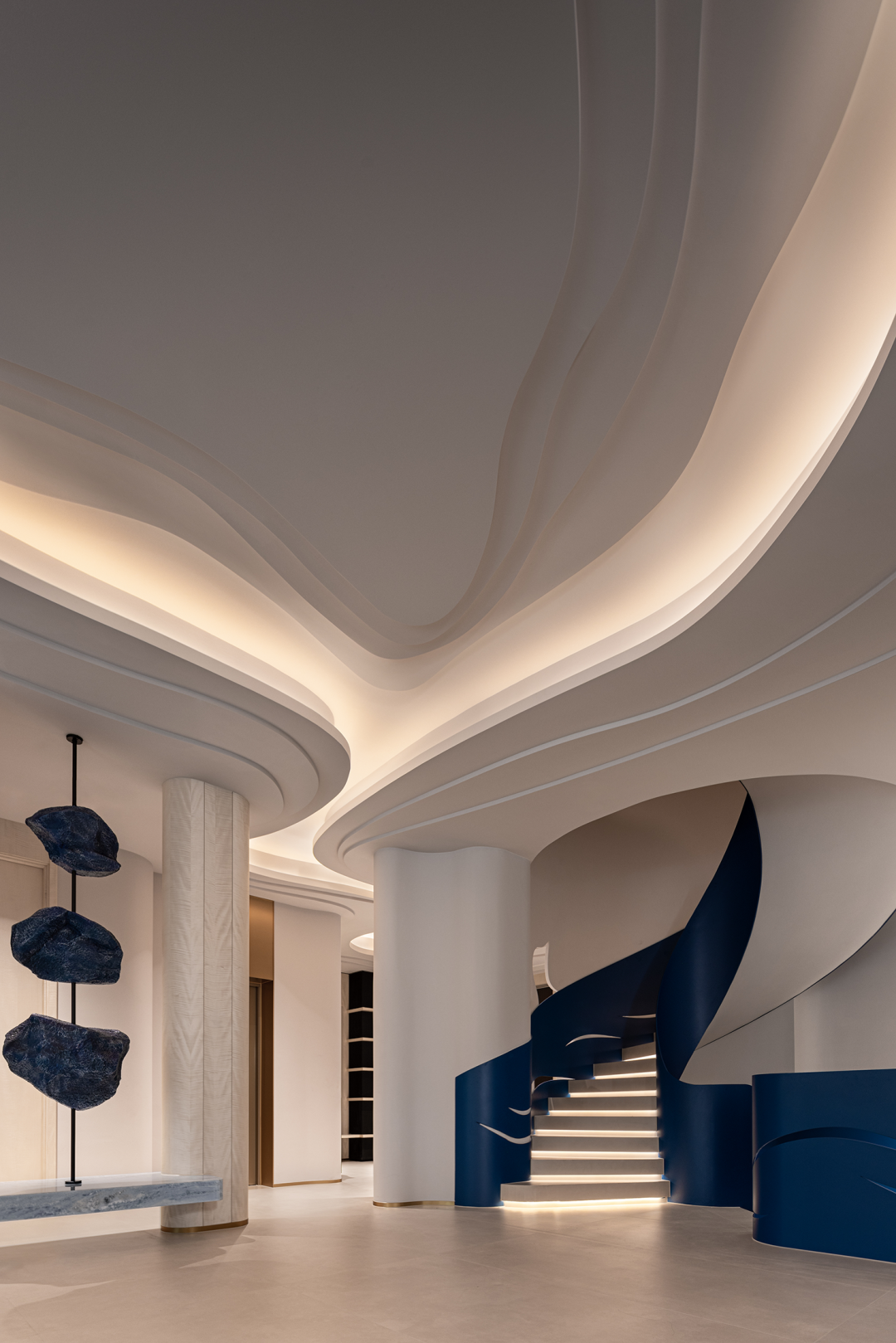 杭州1000㎡现代别墅,冰海之境丨中国杭州-47