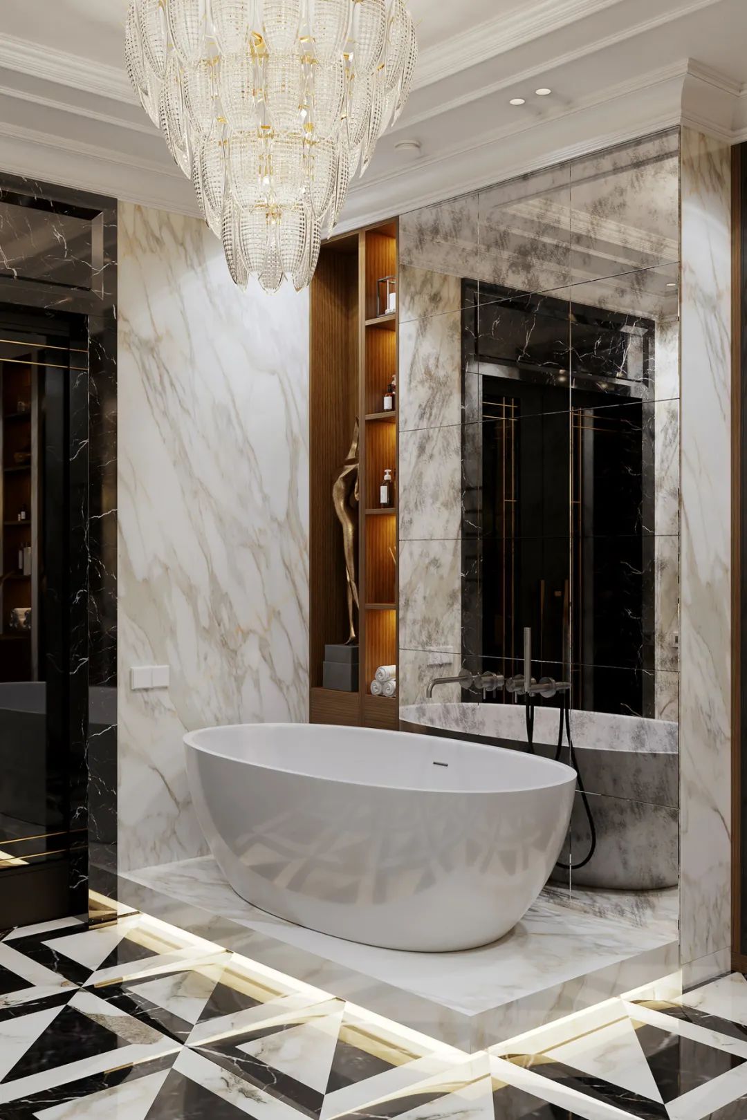 俄罗斯莫斯科 192·4㎡私人豪宅设计丨Julia Design-141