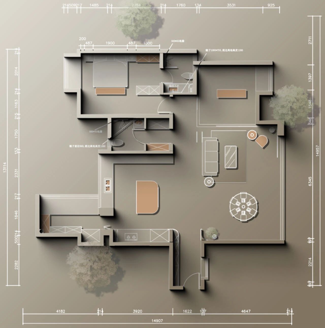 二十一的家丨中国成都丨田也空间设计-57