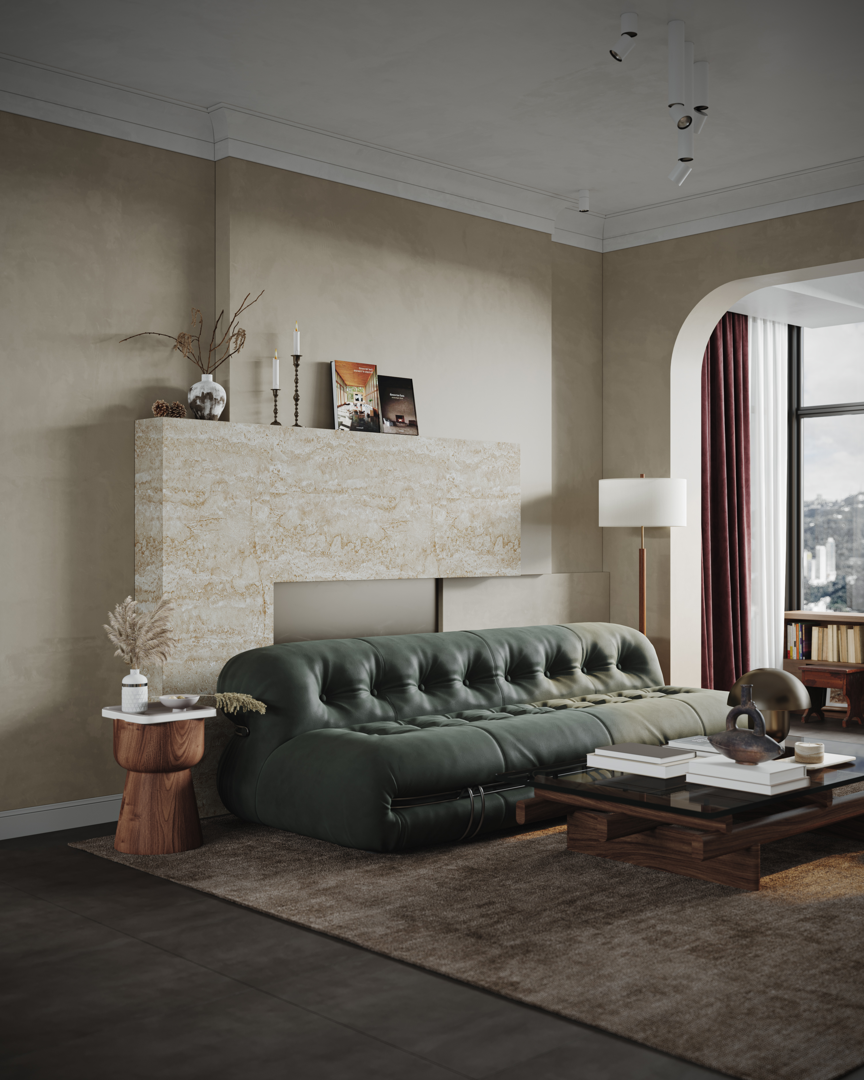 130平打造温馨中古小家-4