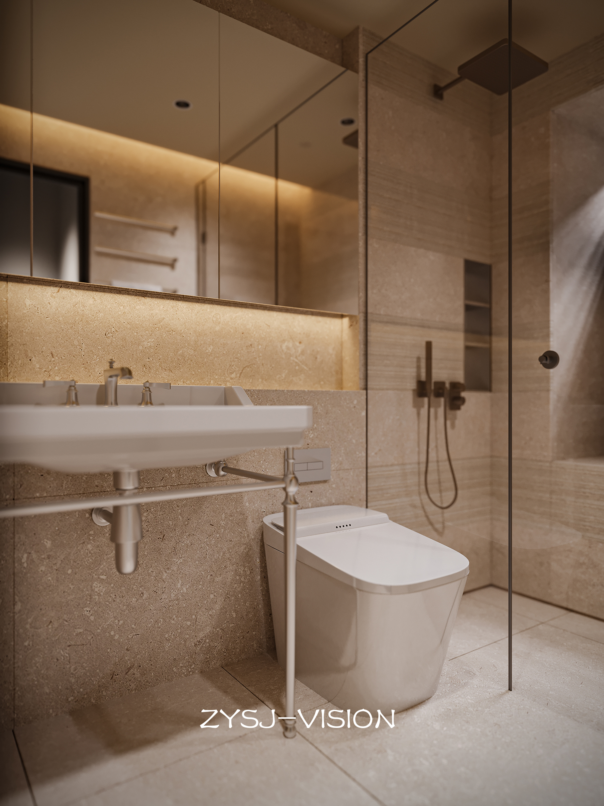 复古与未来的对话 · 一个带猫屋与佛龛的中古风客厅-14