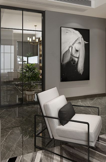 九里晴川现代轻奢风,高级灰与轻奢的完美融合-12