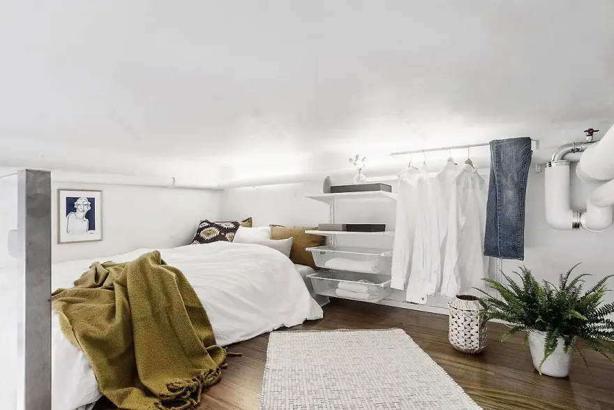 23 平米完美公寓,百年老建筑中的现代魅力-13