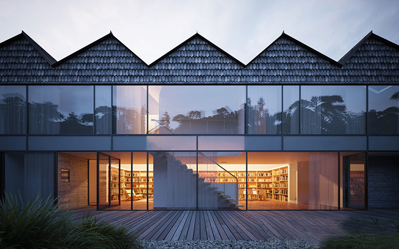 加州锯齿形屋顶的 Hendee·Borg 住宅-11