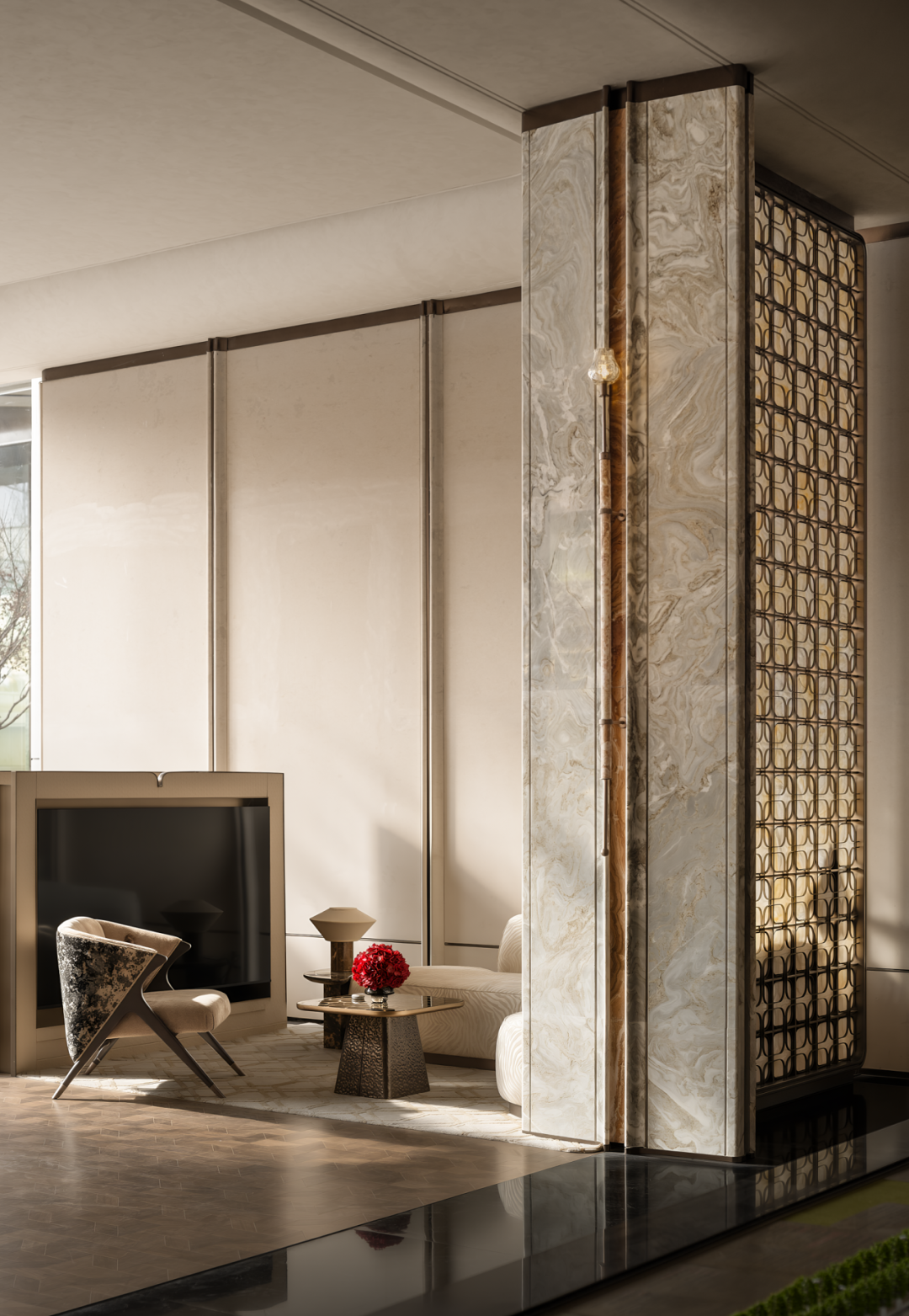 保利·长安天曜丨中国石家庄丨硬装,软装为明德设计,建筑为上海霍普建筑设计事务所,景观为上海朗道景观-41