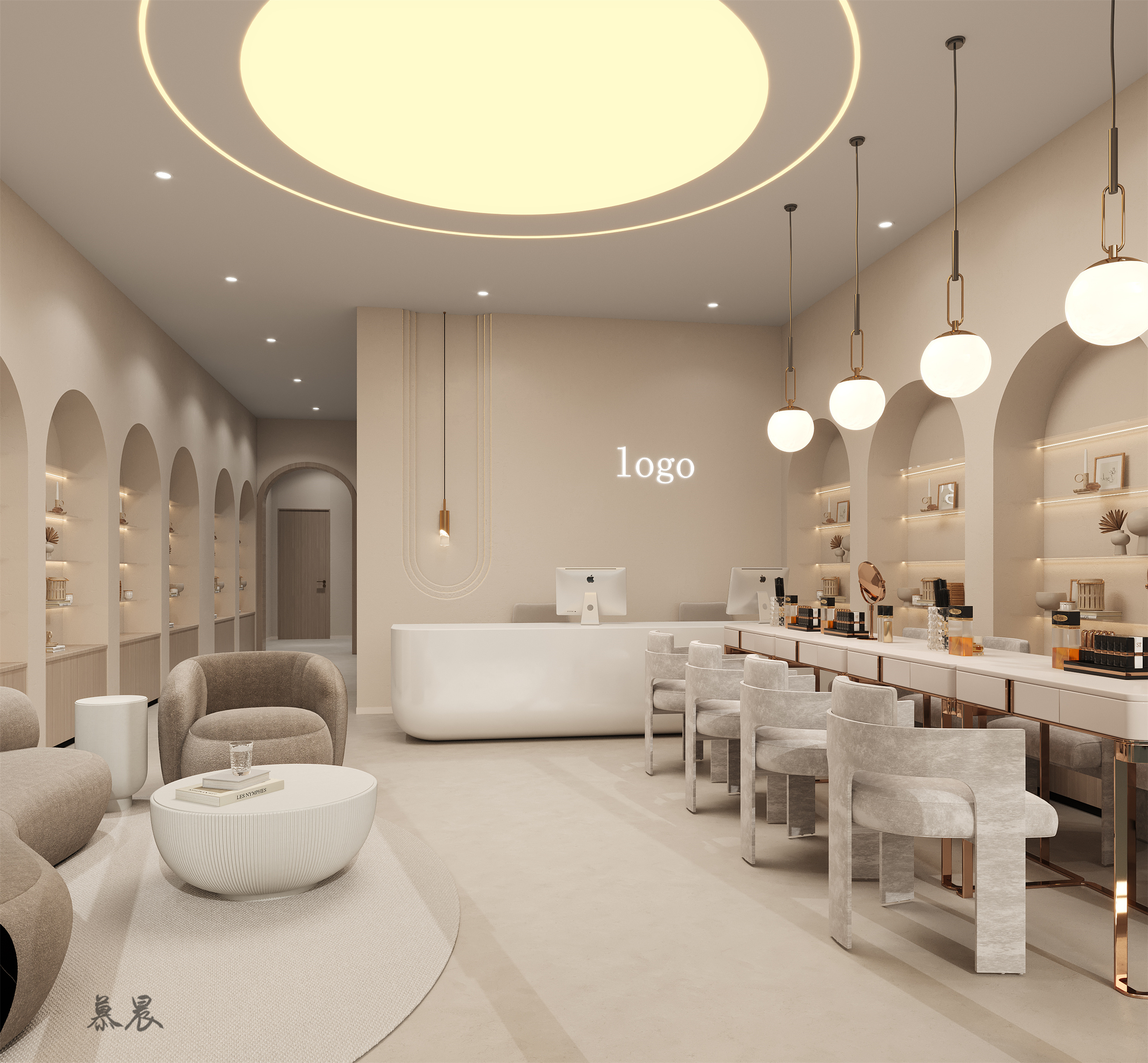 美容院设计|舒适治愈-2