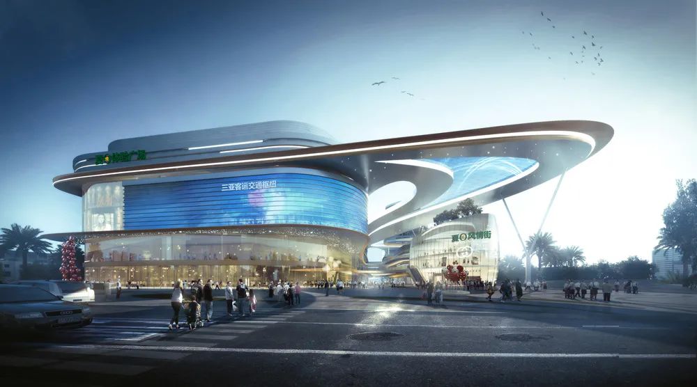 三亚火车站站前区核心区城市设计 | 立体换乘,无缝衔接-20