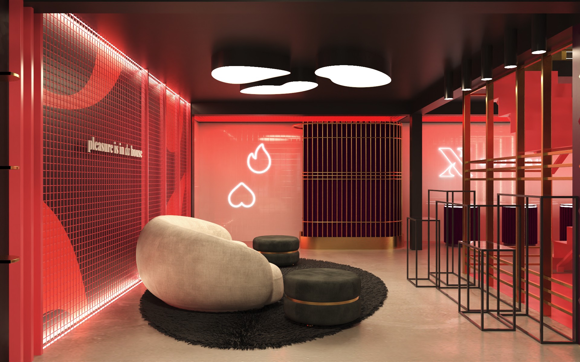 X Boutique 浪漫内衣店设计-27