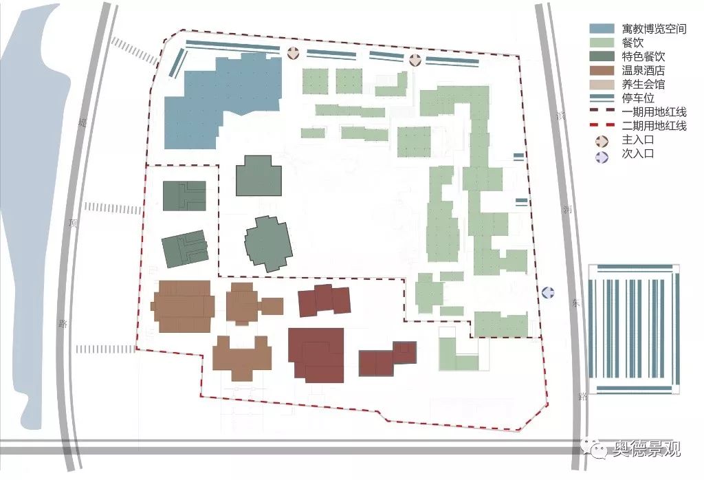 西安沣滨水镇 | 古韵新中式,生态康养的文旅小镇-17