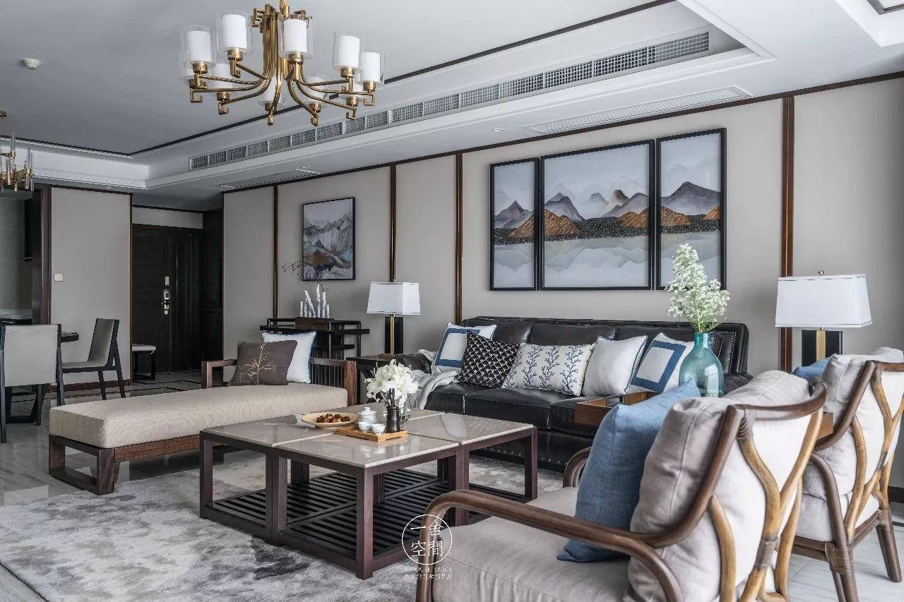 现代中式家居的清爽演绎——轻解罗裳-29