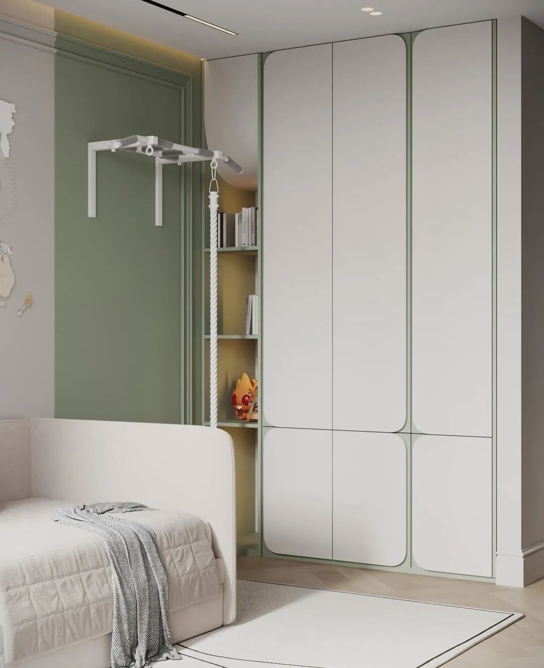 30款儿童房衣柜定制案例丨中国唐山丨业之峰-26