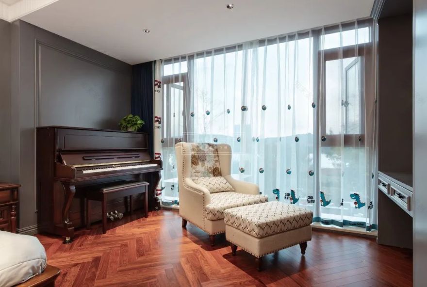 碧桂园凤凰湾美式复古别墅丨紫苹果装饰集团-63