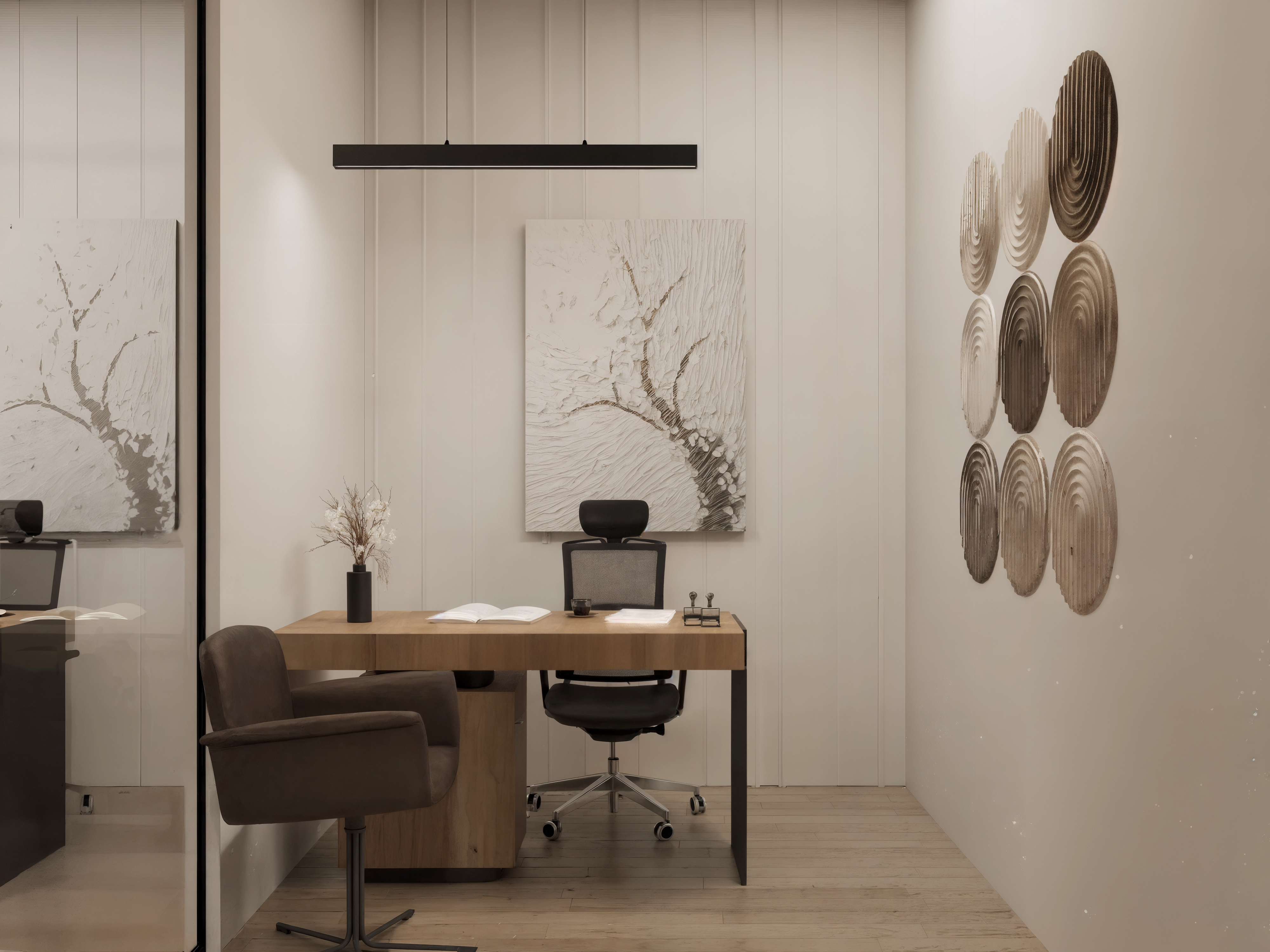 Modern Administrative Office - Design & visualization-26