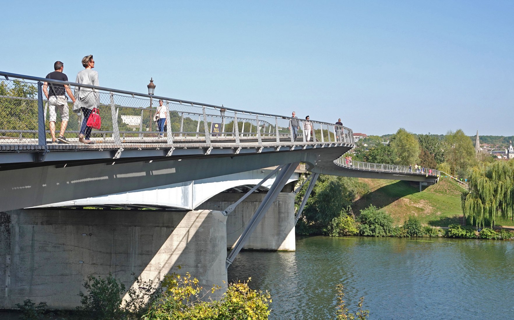 Dietmar Feichtinger塞纳河人行天桥丨法国丨Dietmar Feichtinger Architectes-20