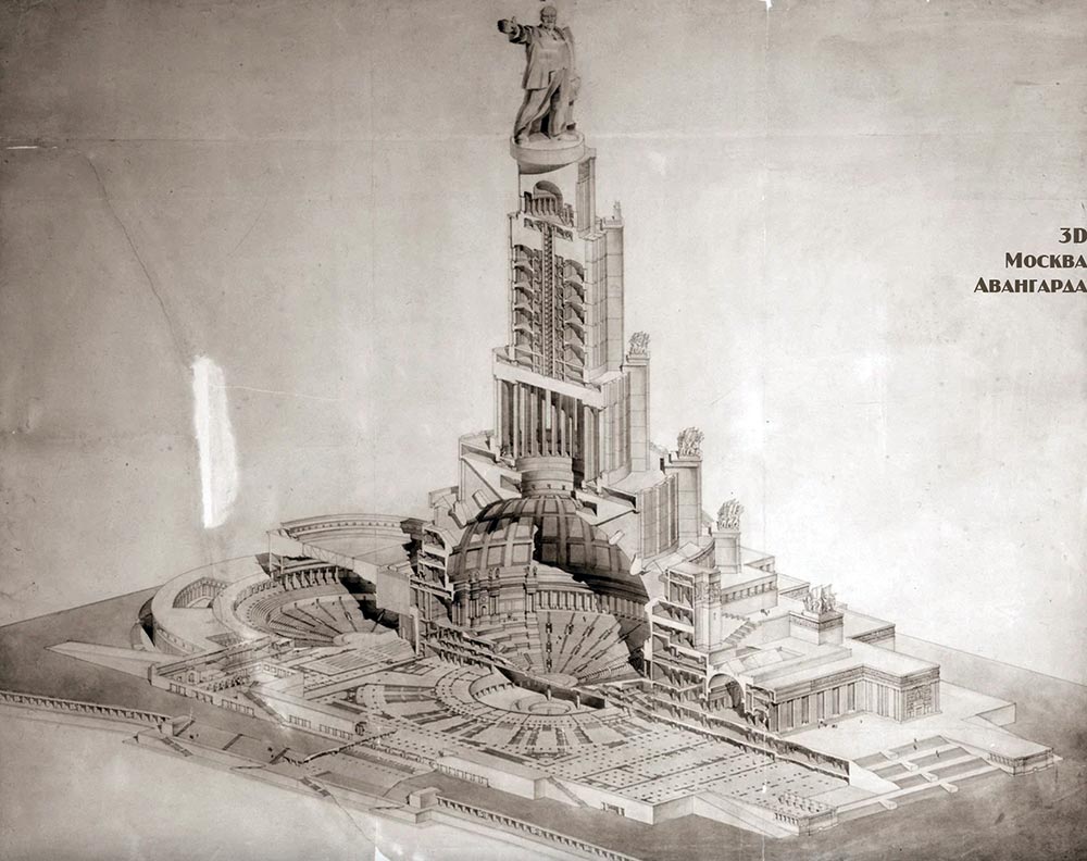莫斯科苏维埃宫丨俄罗斯莫斯科丨Б.М. Иофан（鲍里斯·米哈伊洛维奇·约凡）等-20