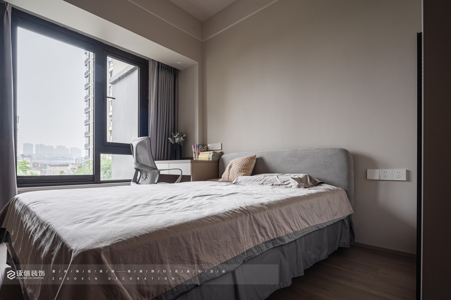 120 现代风,暖调空间感丨琢信装饰-18