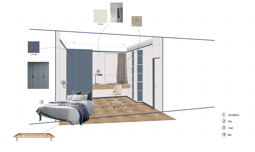 160㎡复兴中路私宅丨中国上海丨上海示觉室内设计事务所-57