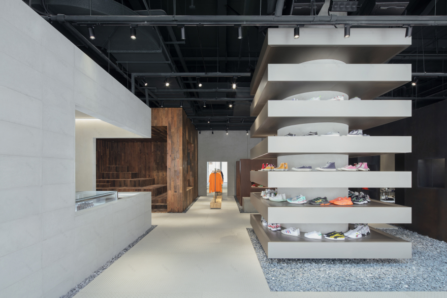 中国深圳大山顶DOE Store服装店(青山周平)B.L.U.E. Architecture Studio设计-9