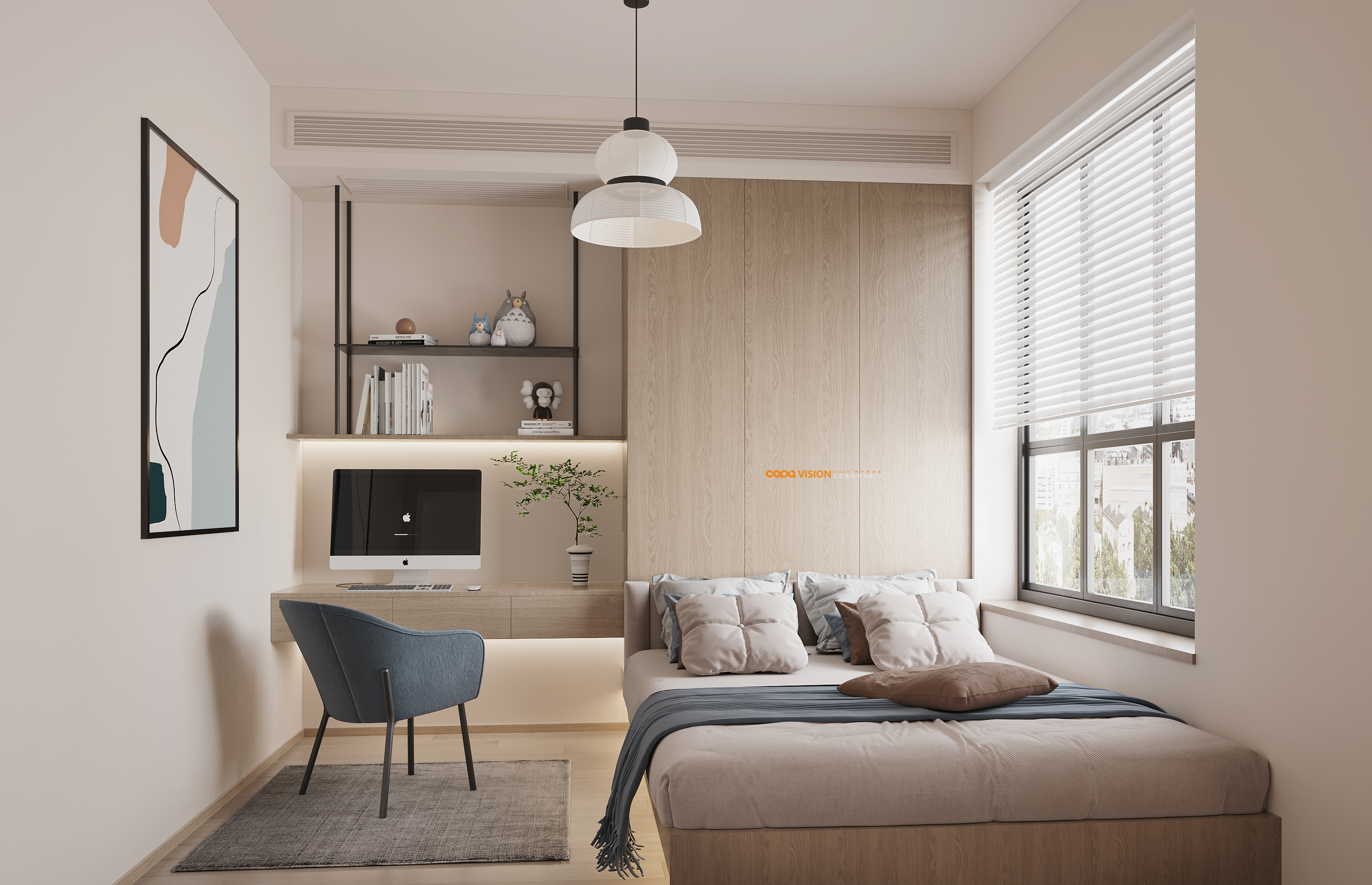 靠背视觉 2022 年中下旬家装效果图表现作品-67