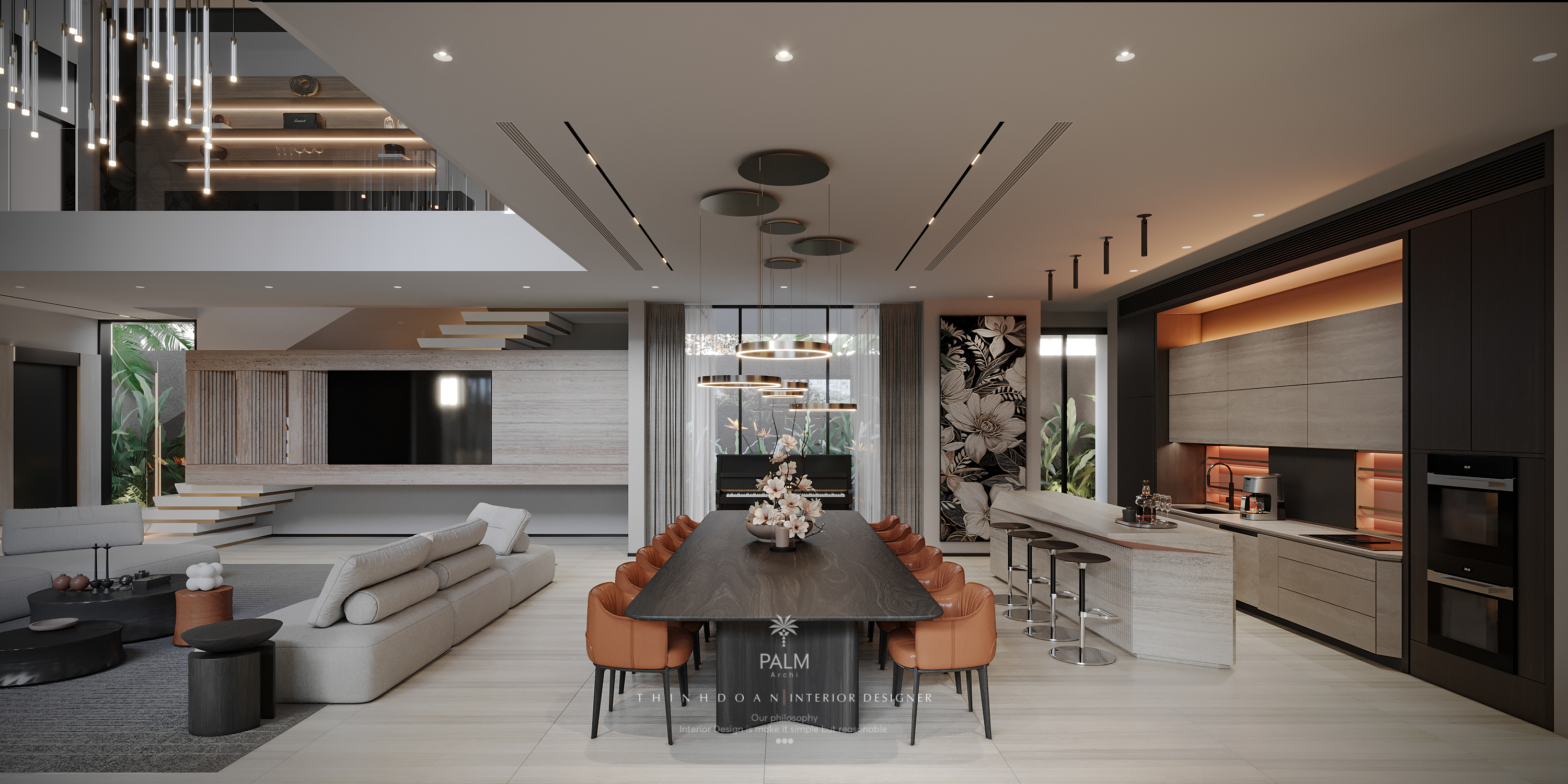 阳光别墅豪宅丨Palm Archi-15