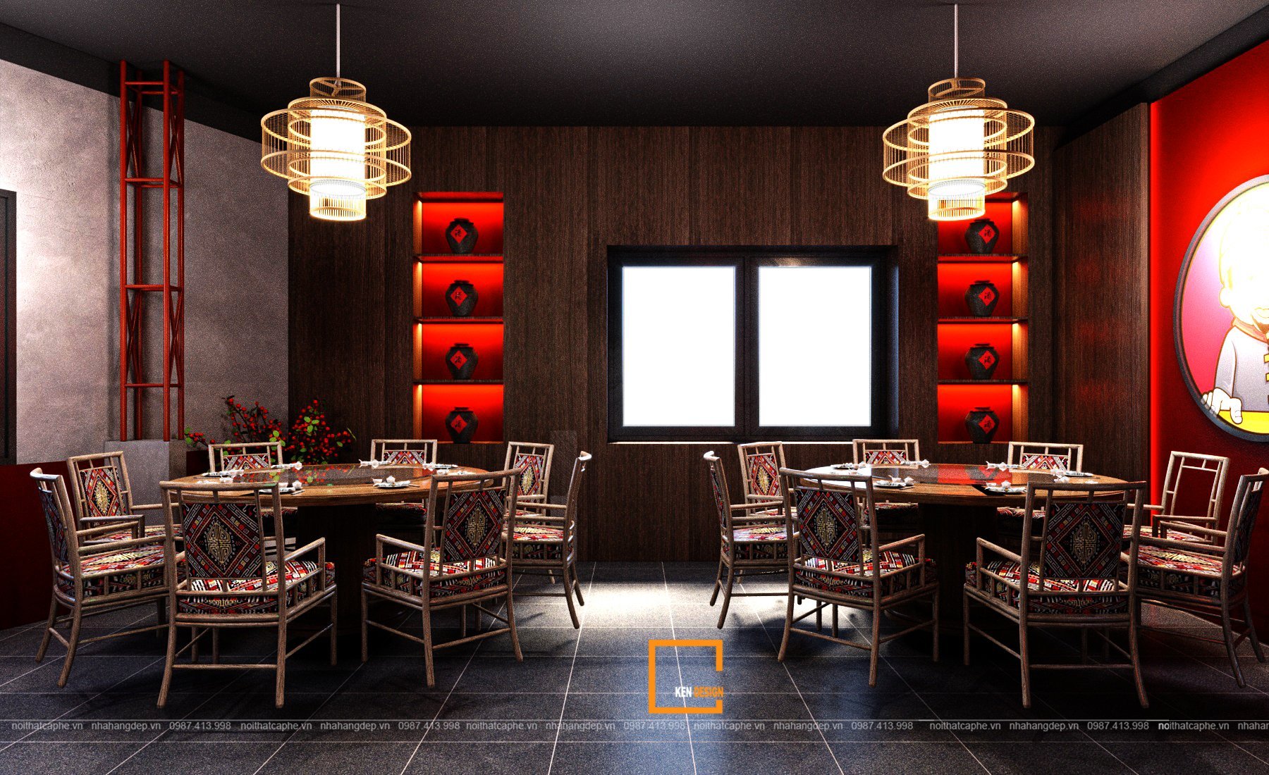 Cùng KenDesign thiết kế 2 mẫu nhà hàng Trung Hoa-14