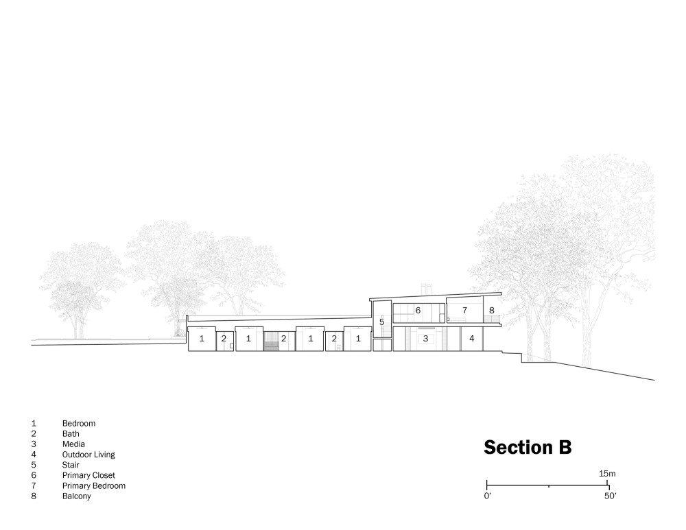 耐候钢湖边别墅设计丨戈者设计-23