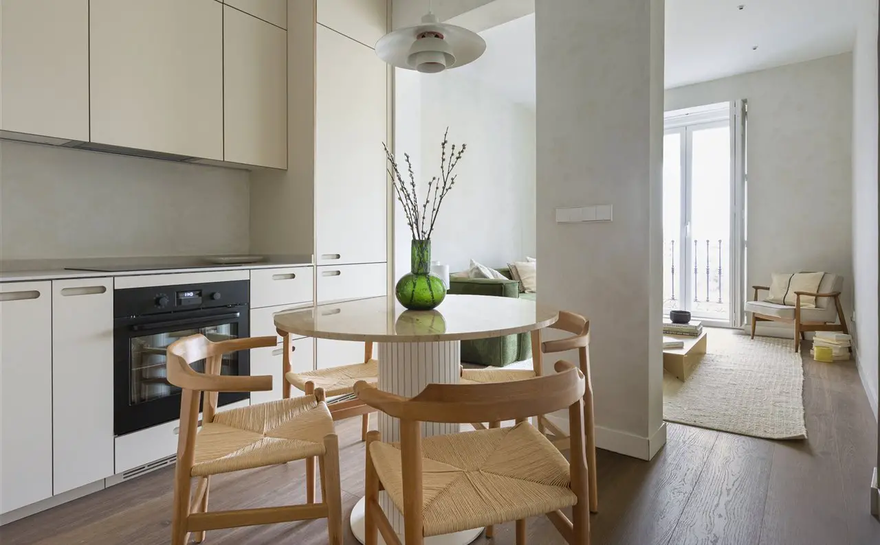 马德里 36m2 电影人设计公寓 | 自然光线与功能完美结合-1