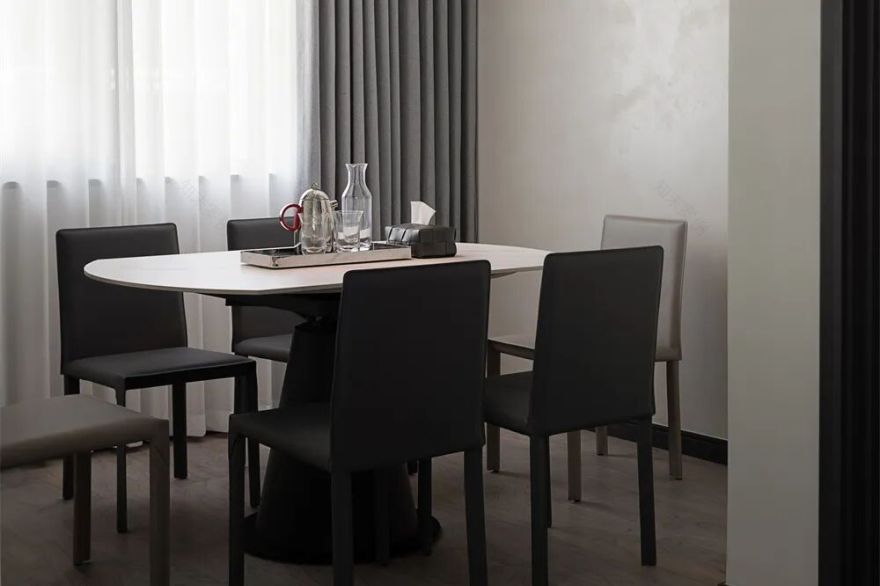 内舍软装丨125㎡现代风四室改两室,放大视野,实现储物自由!-50