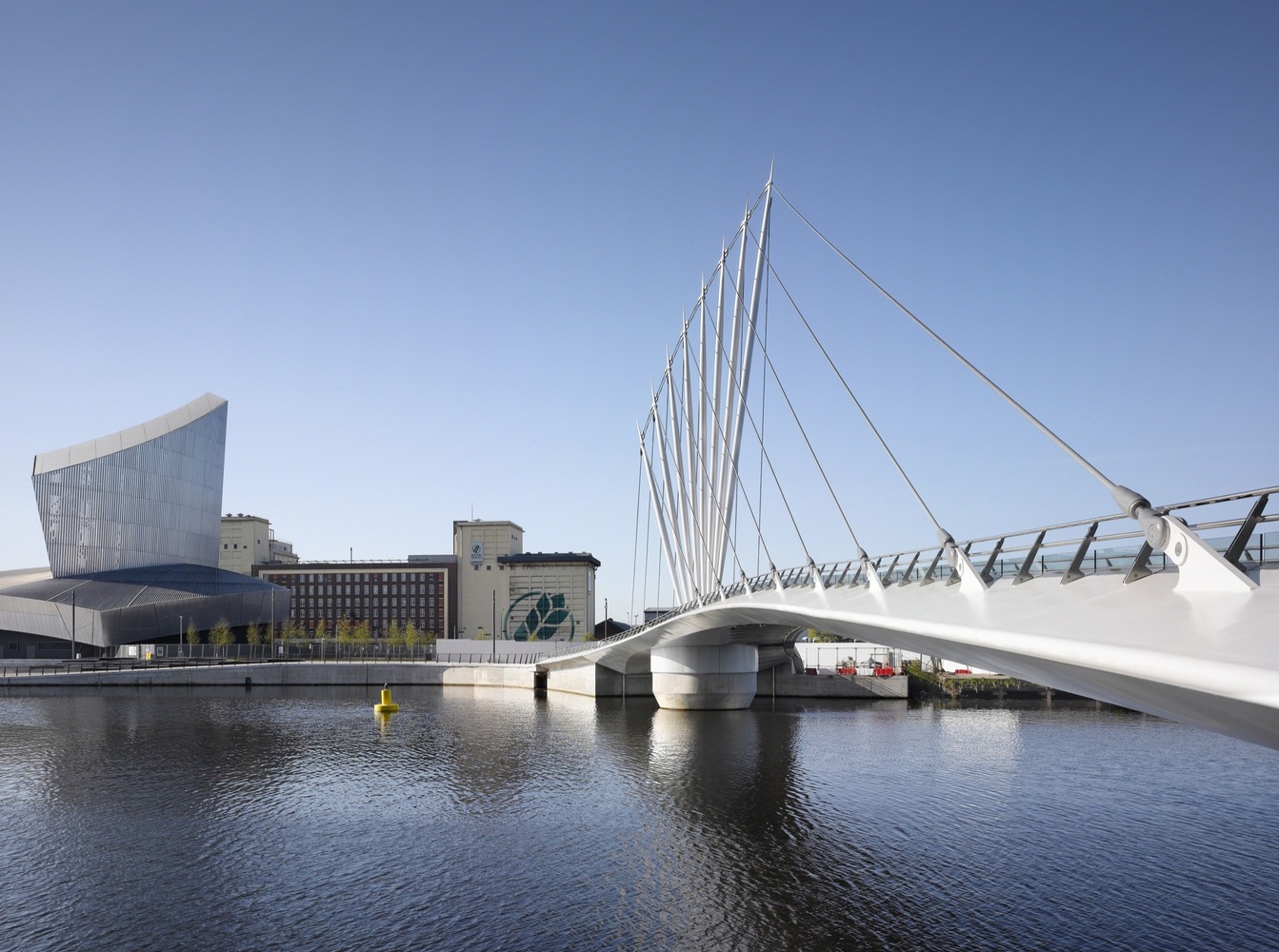 英国索尔福德码头 Media City Footbridge-19