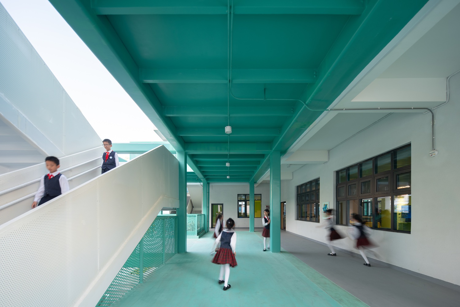 深圳坪地六联小学节能改造丨中国深圳丨中建科工,直行设计,建学建筑-25