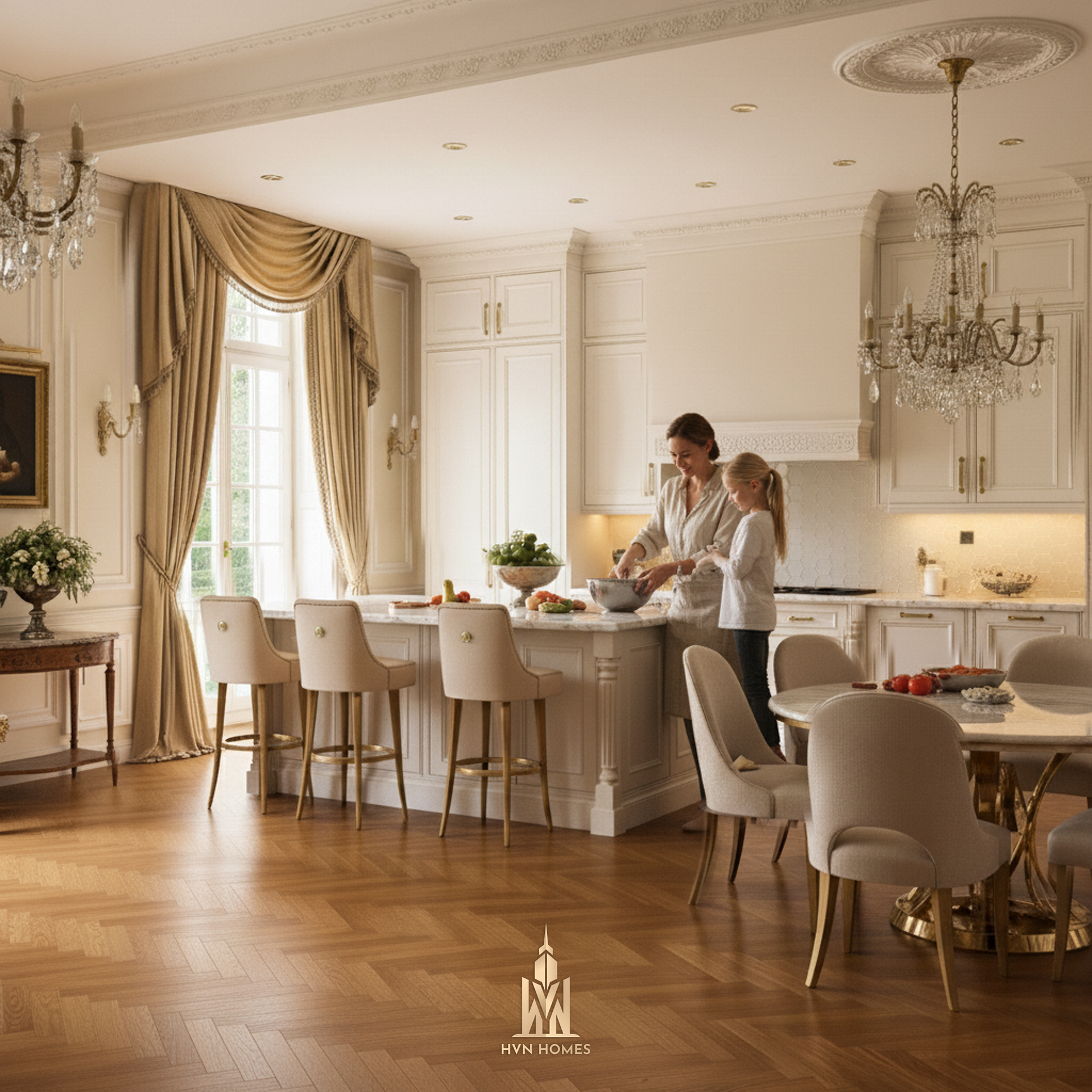 Timeless Classic Interior Project - HVN Homes-1