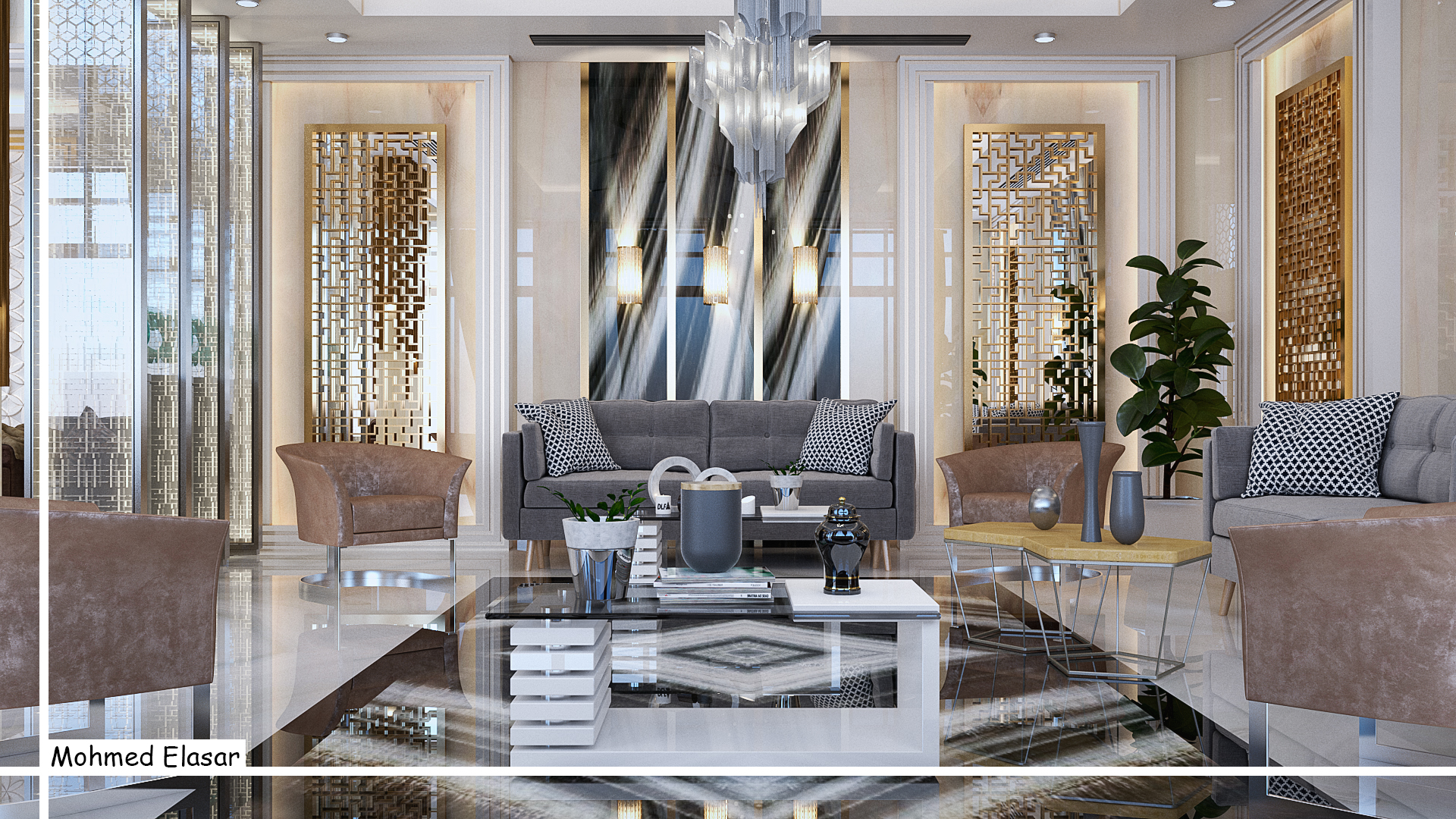 Modern Hotel 接待处设计-5