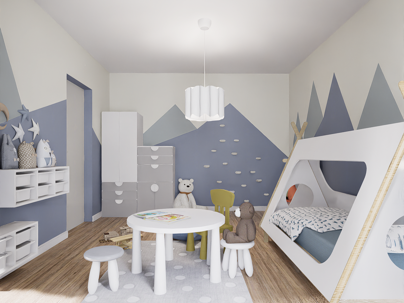 儿童房设计项目丨Wojciech Zientek（zientek.studio）-12