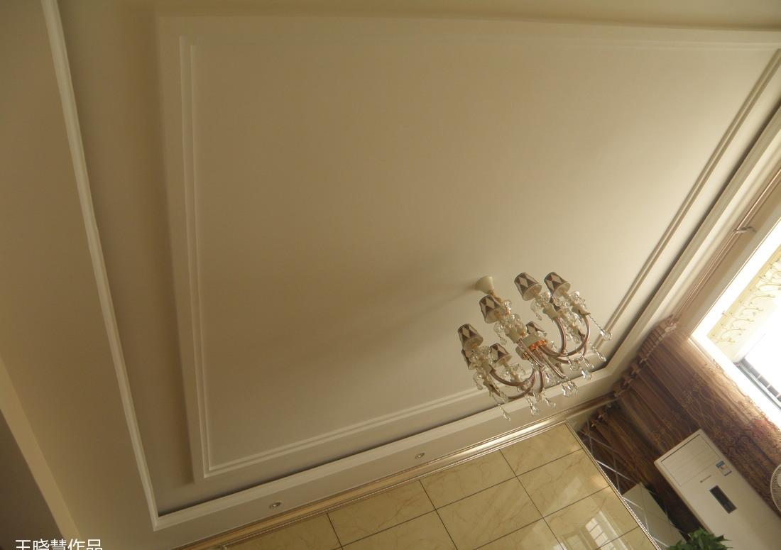 
实景案例二简欧干挂石材菱形车边境电视墙 -10