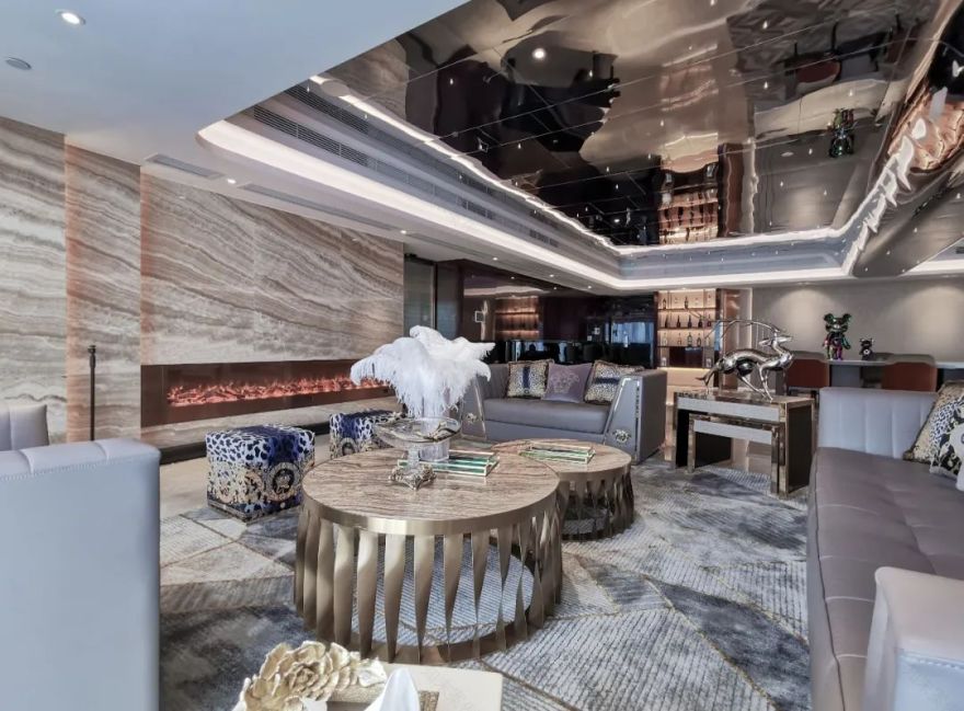 深圳东海国际云端会所 | 轻奢美学,海景尽收眼底-52