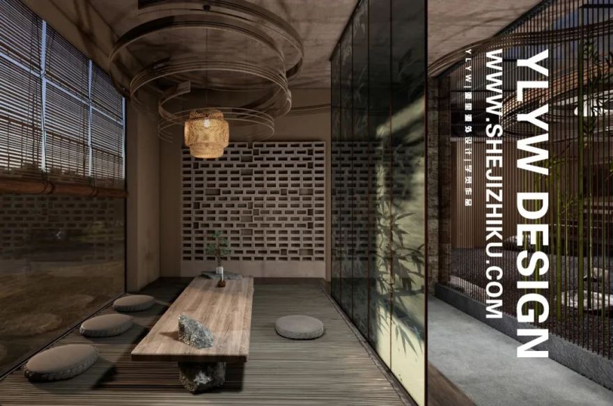 竹之境·会所室内设计丨YLYW DESIGN-15