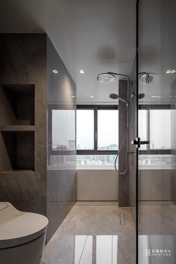 现代风格家庭住宅设计丨中国成都丨成都宏福樘设计-65