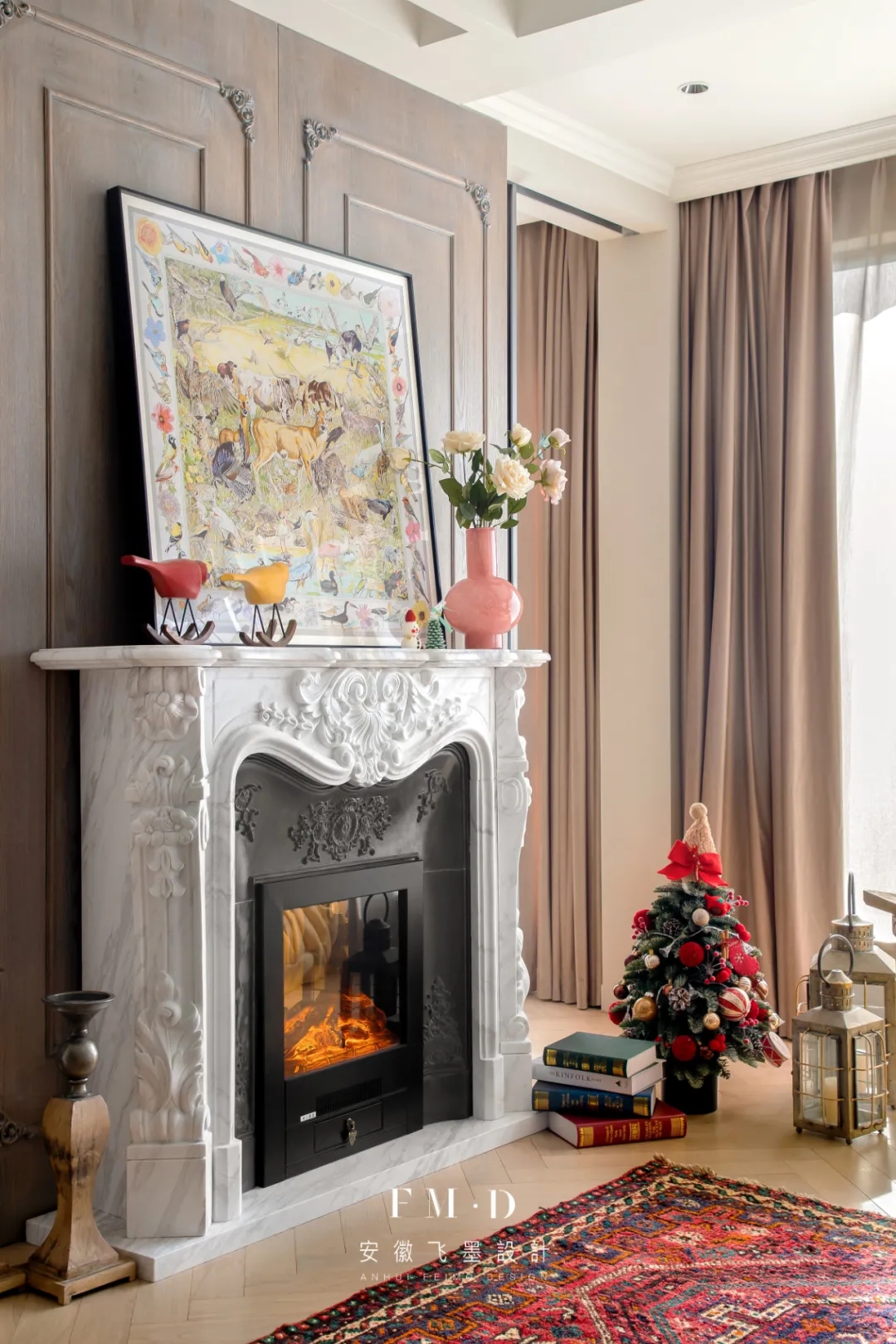 原野牧歌 · 合肥建发雍龙府复古法式设计丨中国合肥丨安徽飞墨设计-33