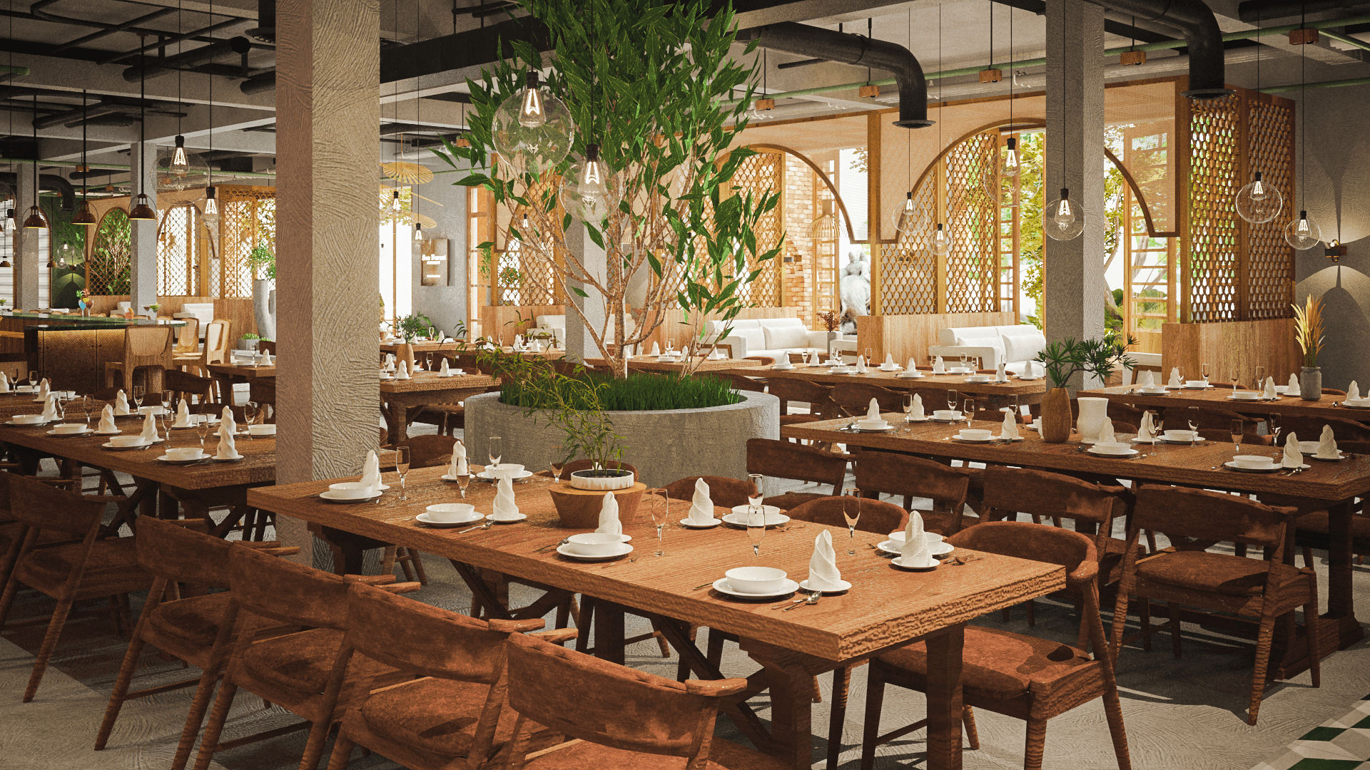 Sea Forest 餐厅丨柬埔寨蒙多基里丨The 3 Design by R&K-14