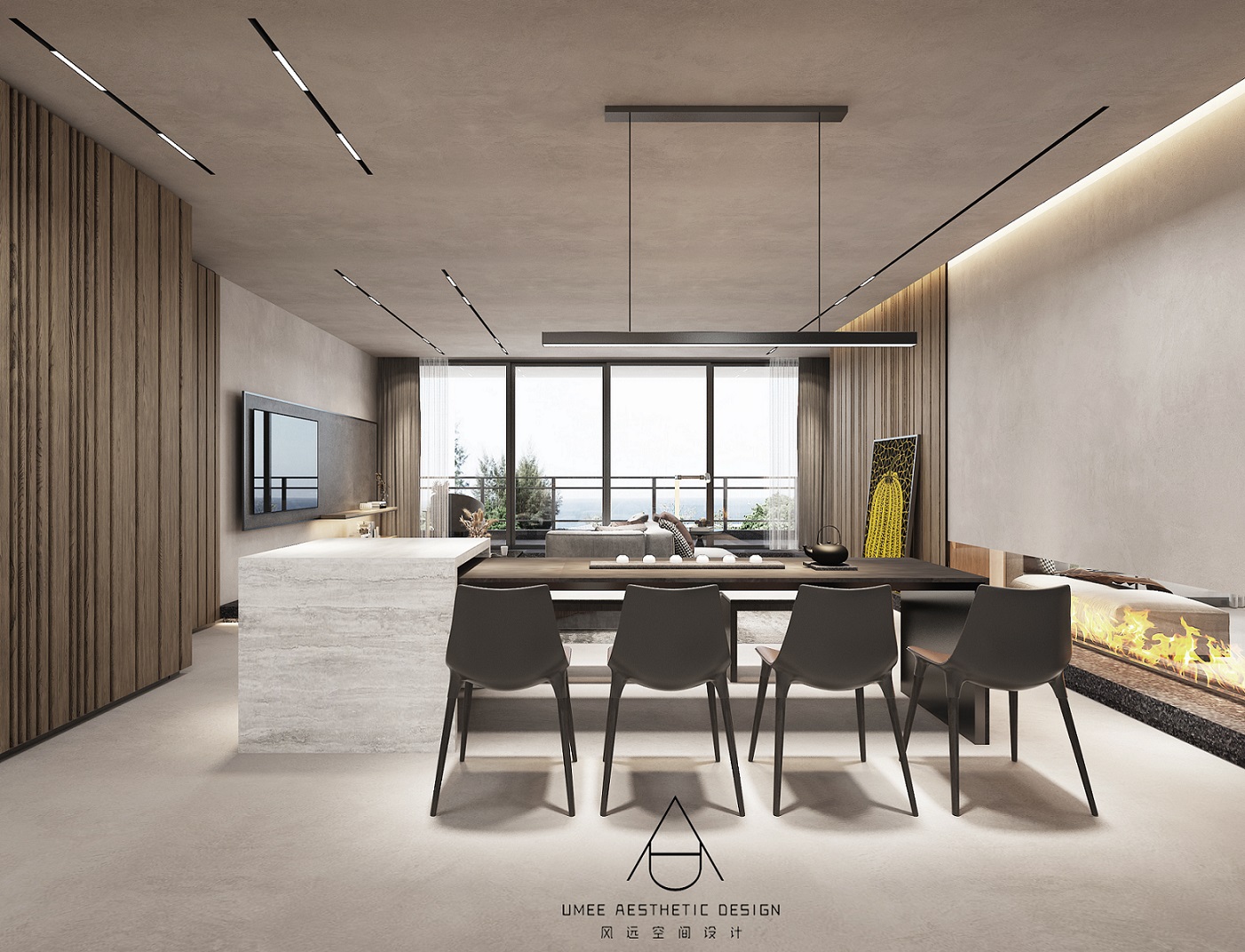 原木微水泥打造医美精英之家丨中国广州丨UAD-18