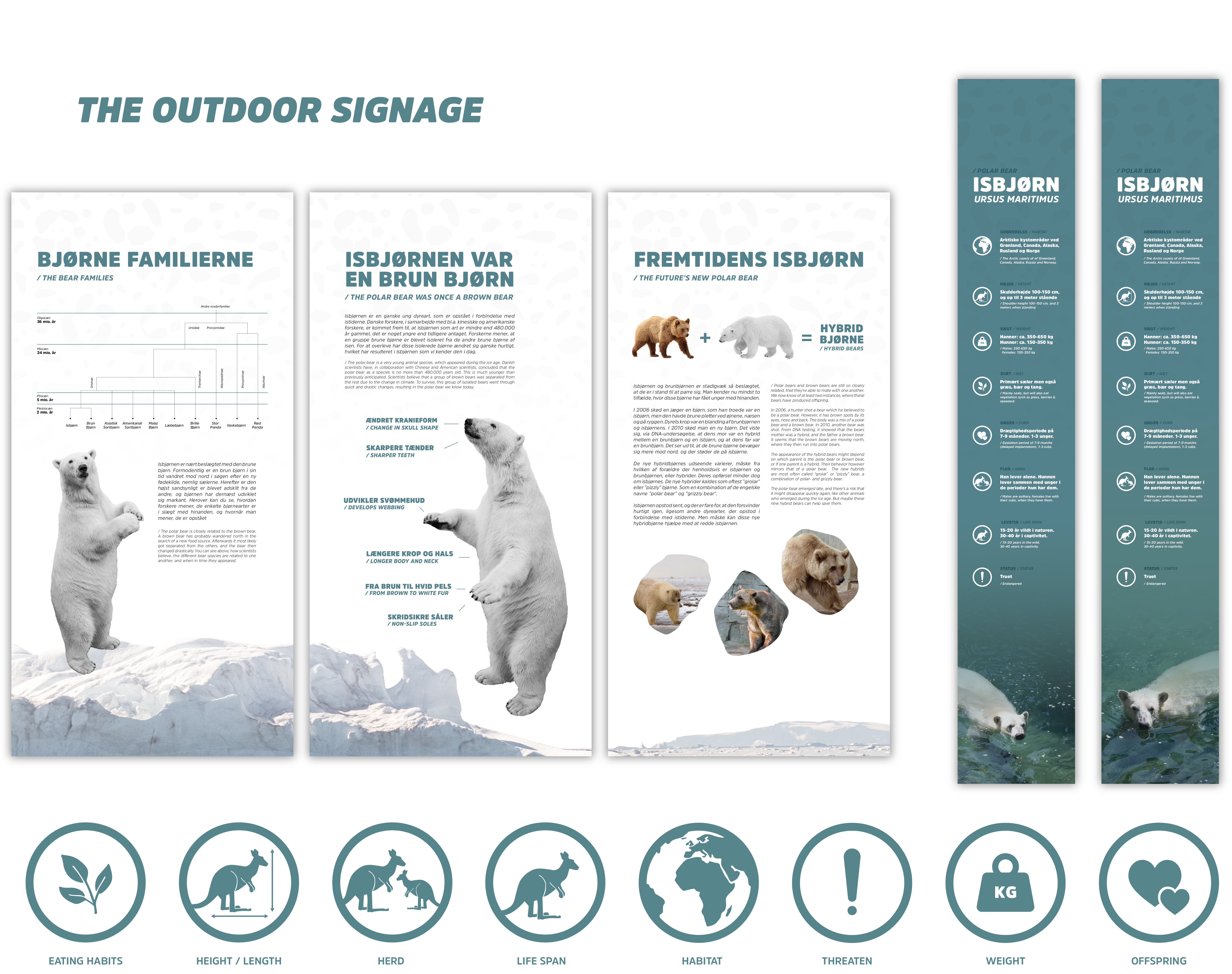 奥尔堡动物园北极熊标识牌-14