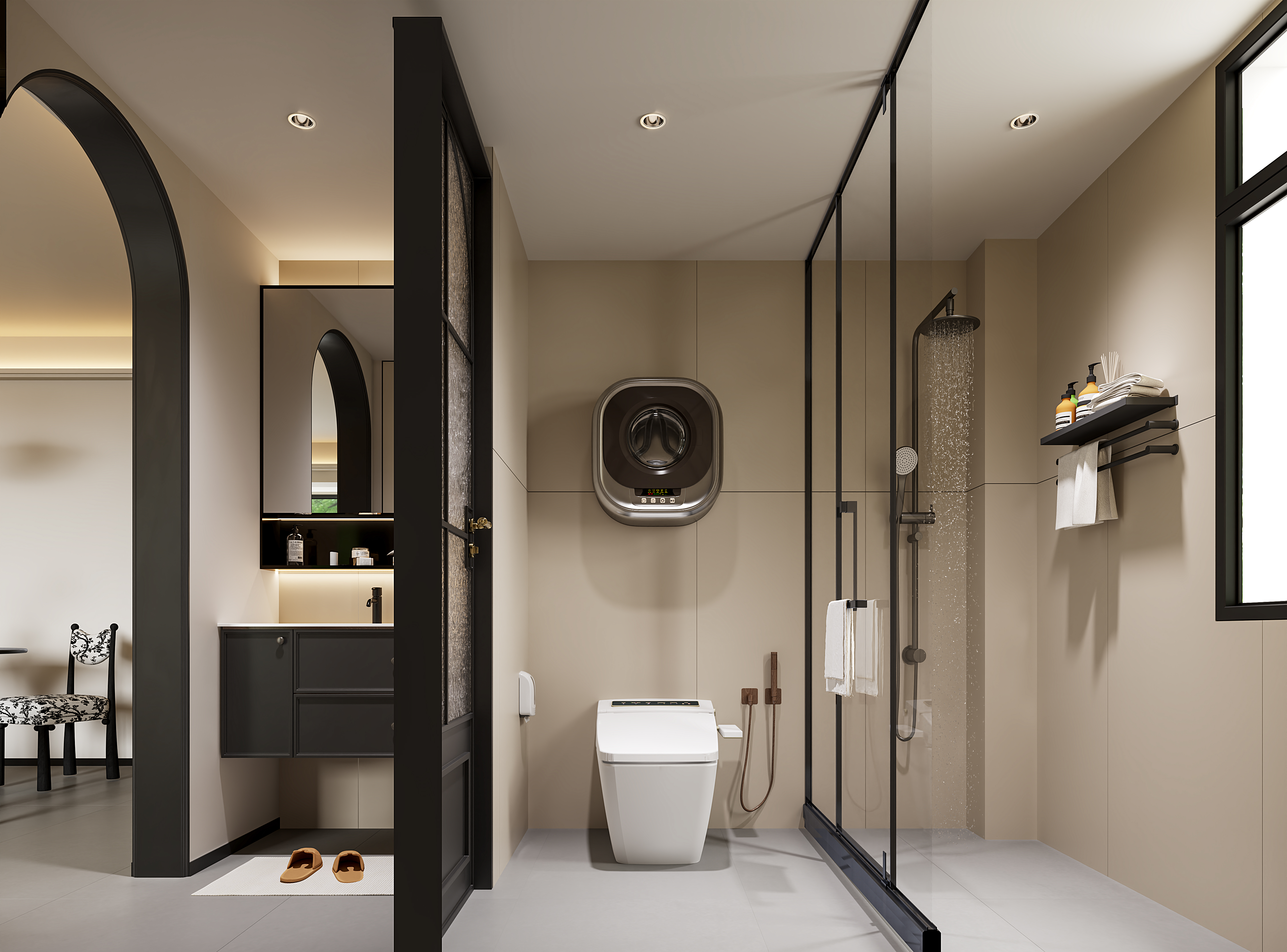 现代极简:以中性色为基底,融入自然柔和的暖色调-8