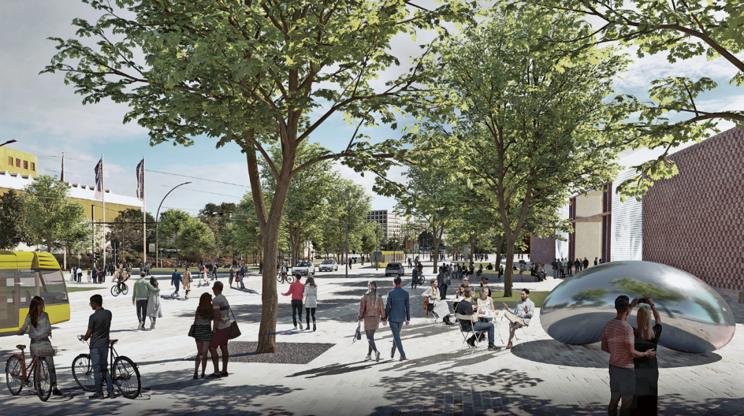 UMBAU展览|柏林国立图书馆:一座经典建筑的双重更新-18