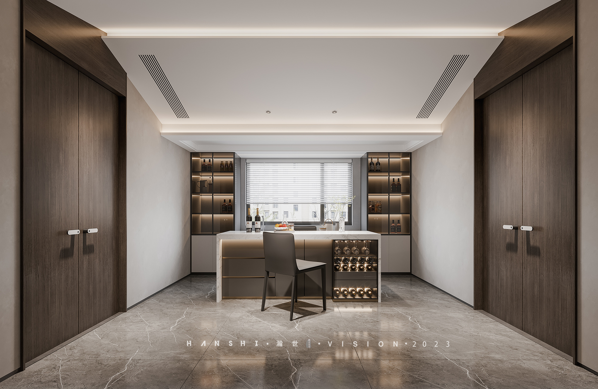 现代简约别墅一瀚世表现-6