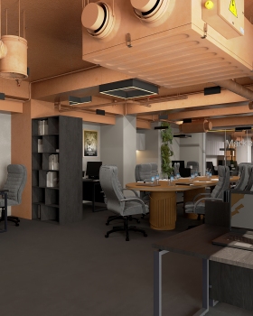 Orange office