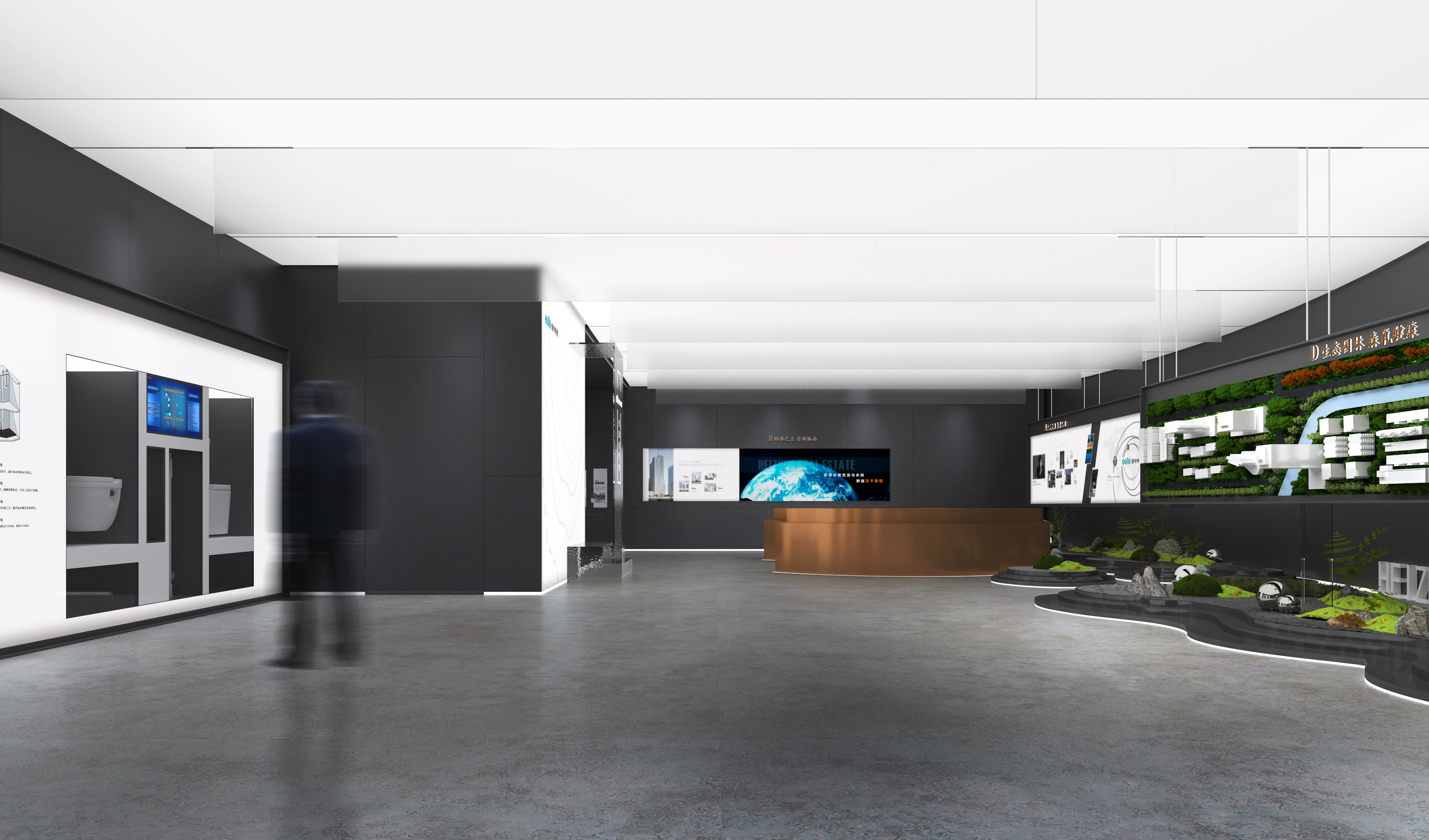 青岛黑卓美学馆空间设计-3