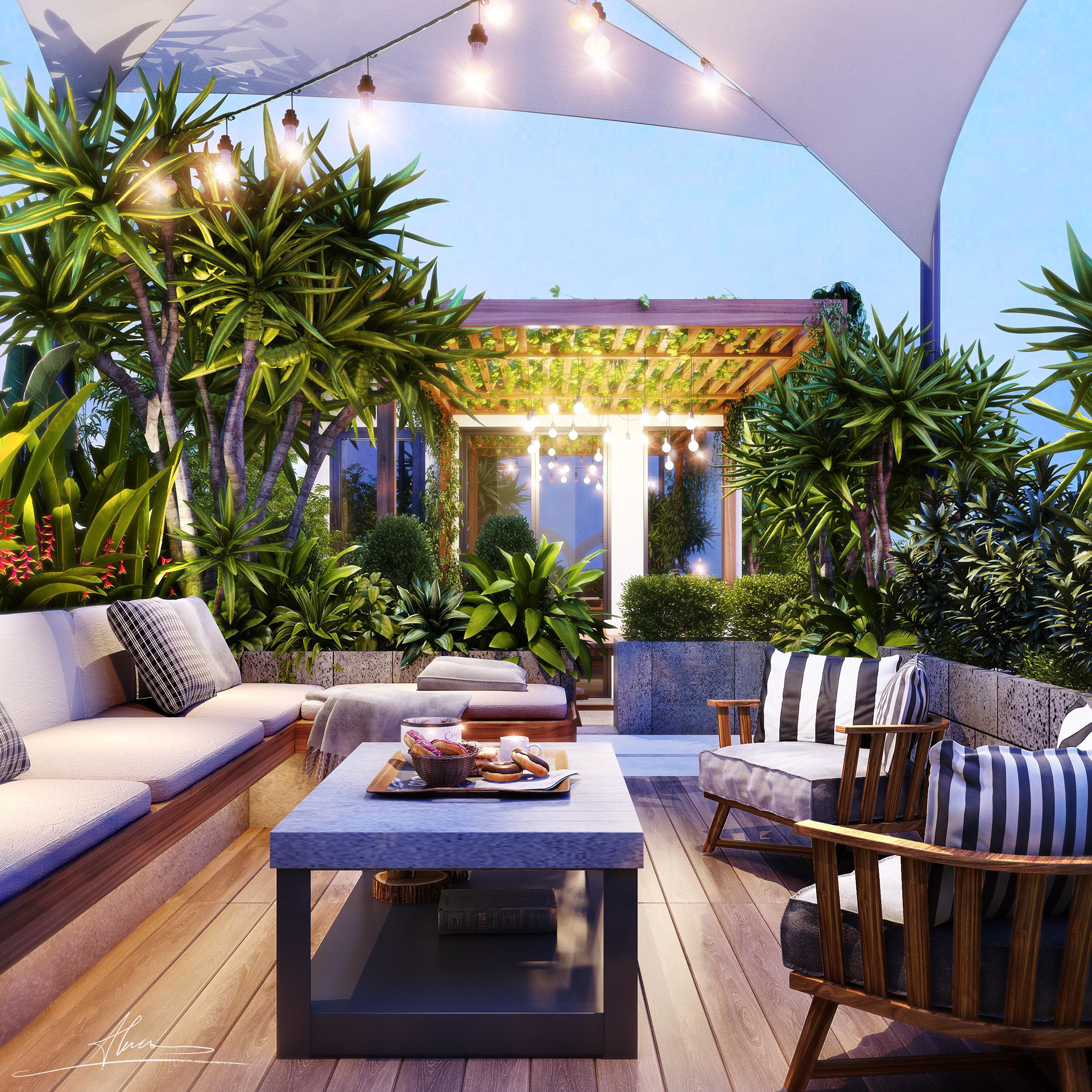 屋顶花园丨越南丨Hungnguyen-10