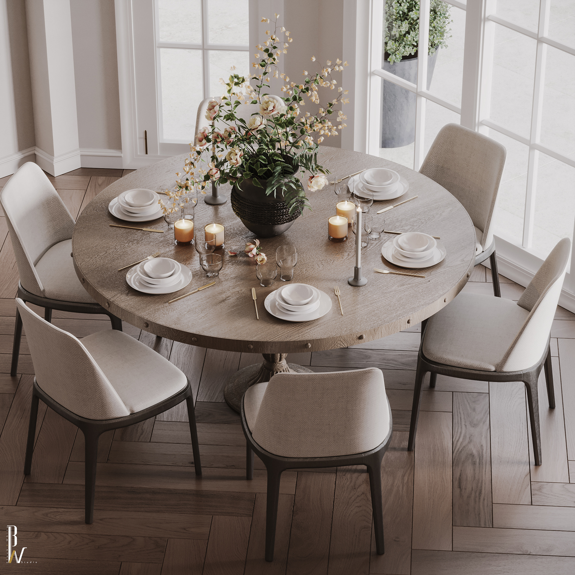 居住区域设计丨美国丨Black N White-6