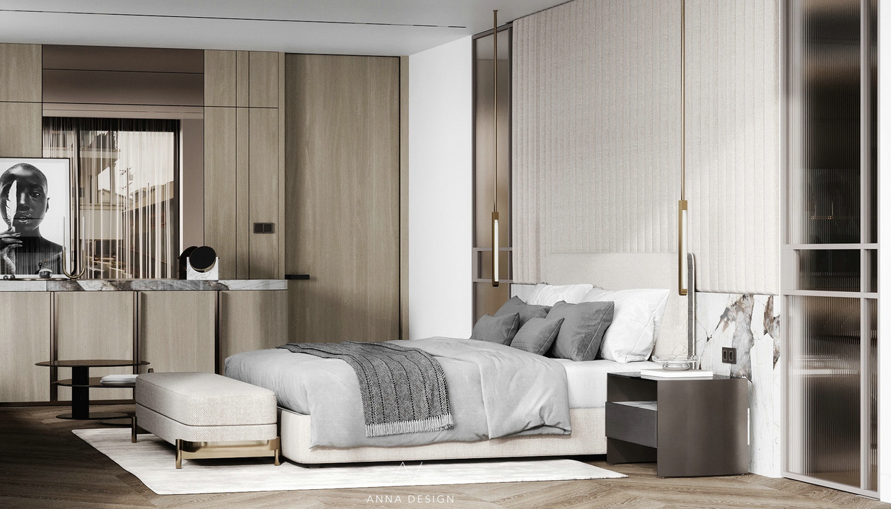 高级灰色系住宅设计-5